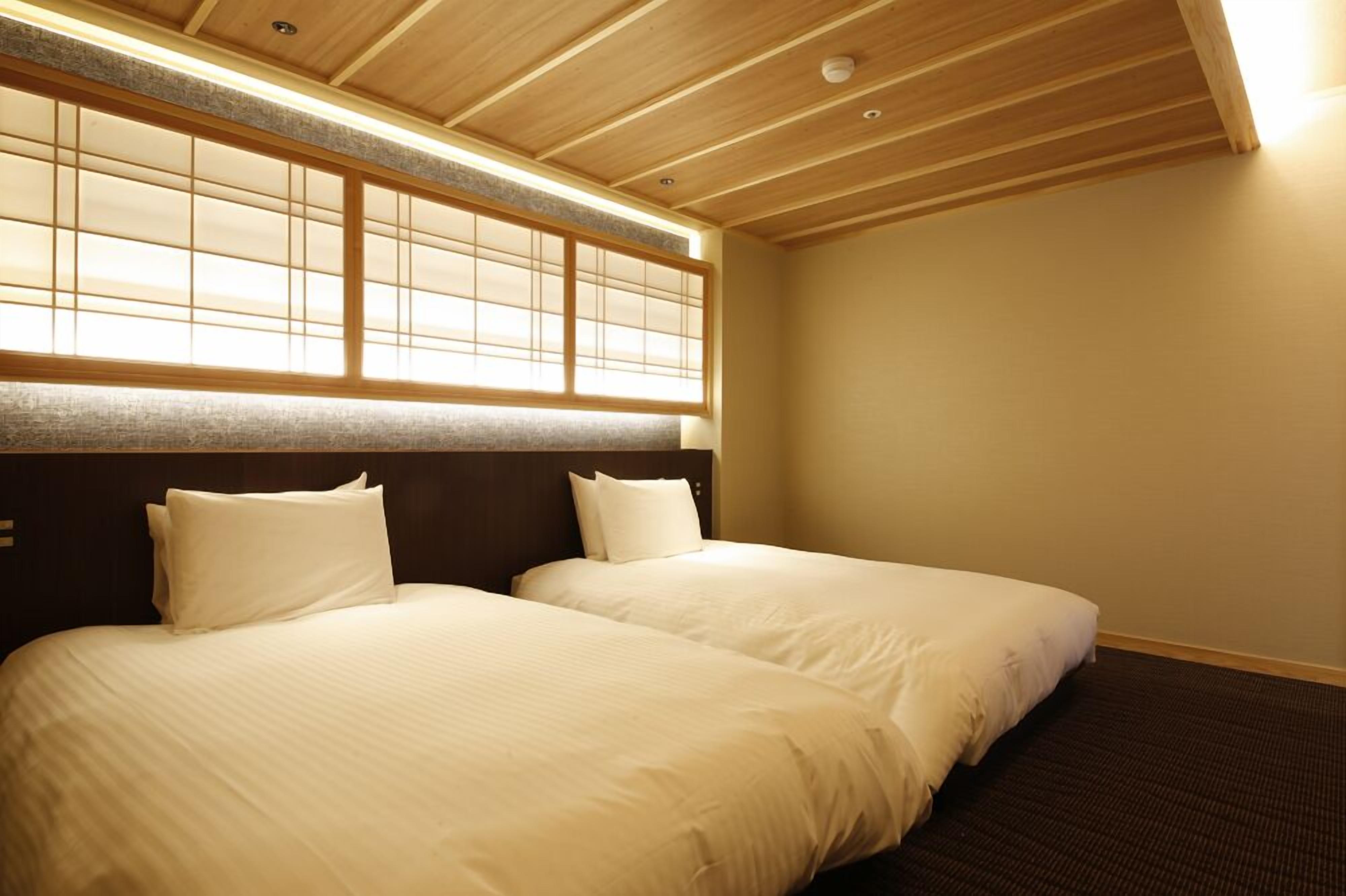 japanese-western style room (sola - type c), smoking | minibar, desk, blackout curtains, iron/ironing board