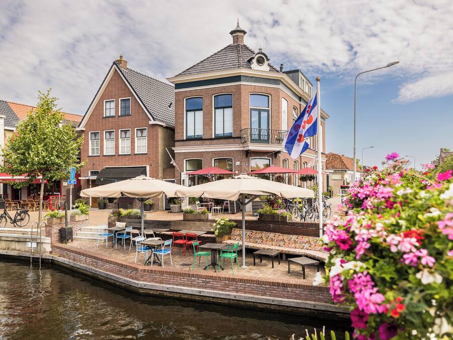 Uitzicht op het water