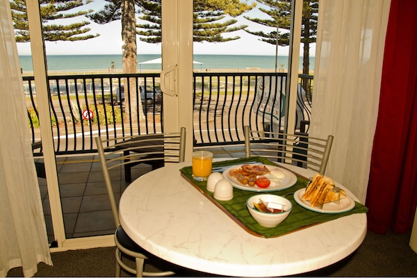 43-inch flat-screen TV with cable channels, TV