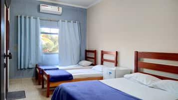 1 bedroom, desk, blackout drapes, iron/ironing board