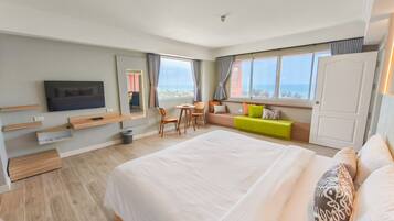 Executive Suite, 2 Bedrooms | Blackout curtains, rollaway beds, free WiFi, bed sheets