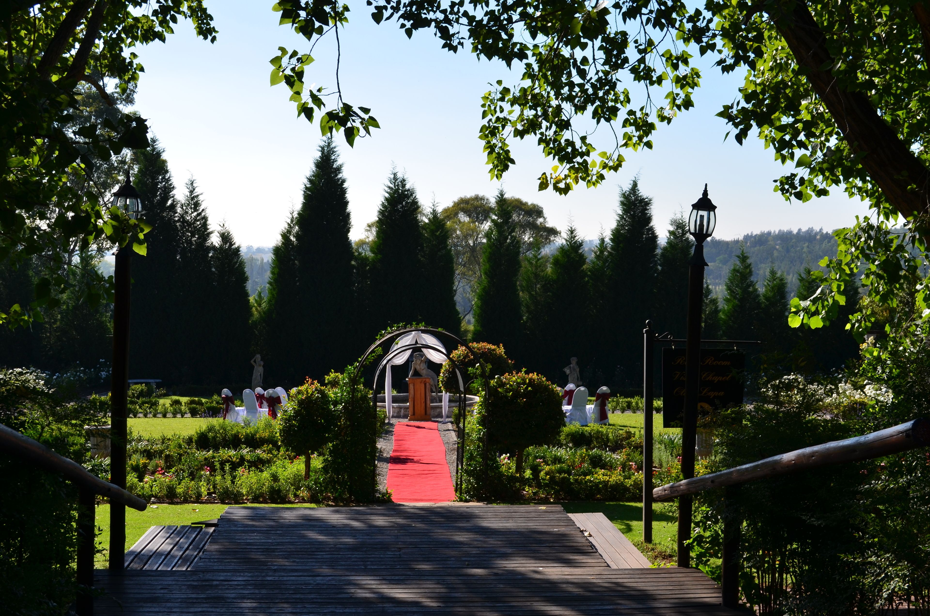 Area per matrimoni all'aperto