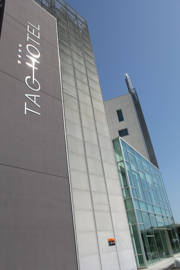 Majoituspaikan julkisivu