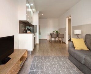 Apartment, 2 Bedrooms | Living area | Flat-screen TV, DVD player - Feelathome Plaza Apartments (Barcelona)