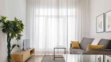 Apartment (Duplex) | Living area | Flat-screen TV, DVD player