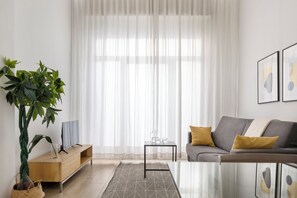 Apartment (Duplex) | Wohnbereich | Flachbildfernseher, DVD-Player