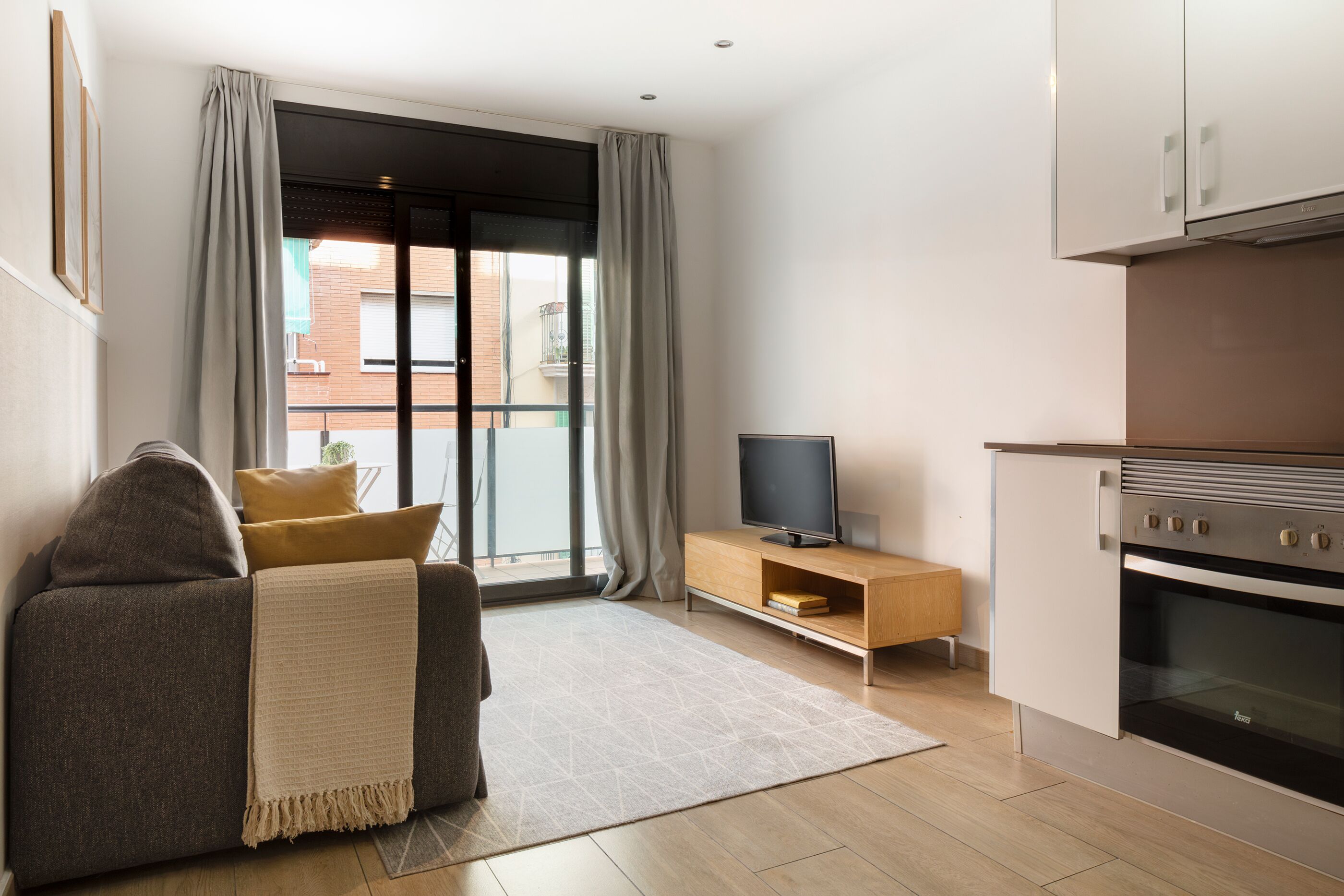 Apartment, 2 Bedrooms | Living area | Flat-screen TV, DVD player