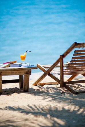 Am Strand, Strandtücher