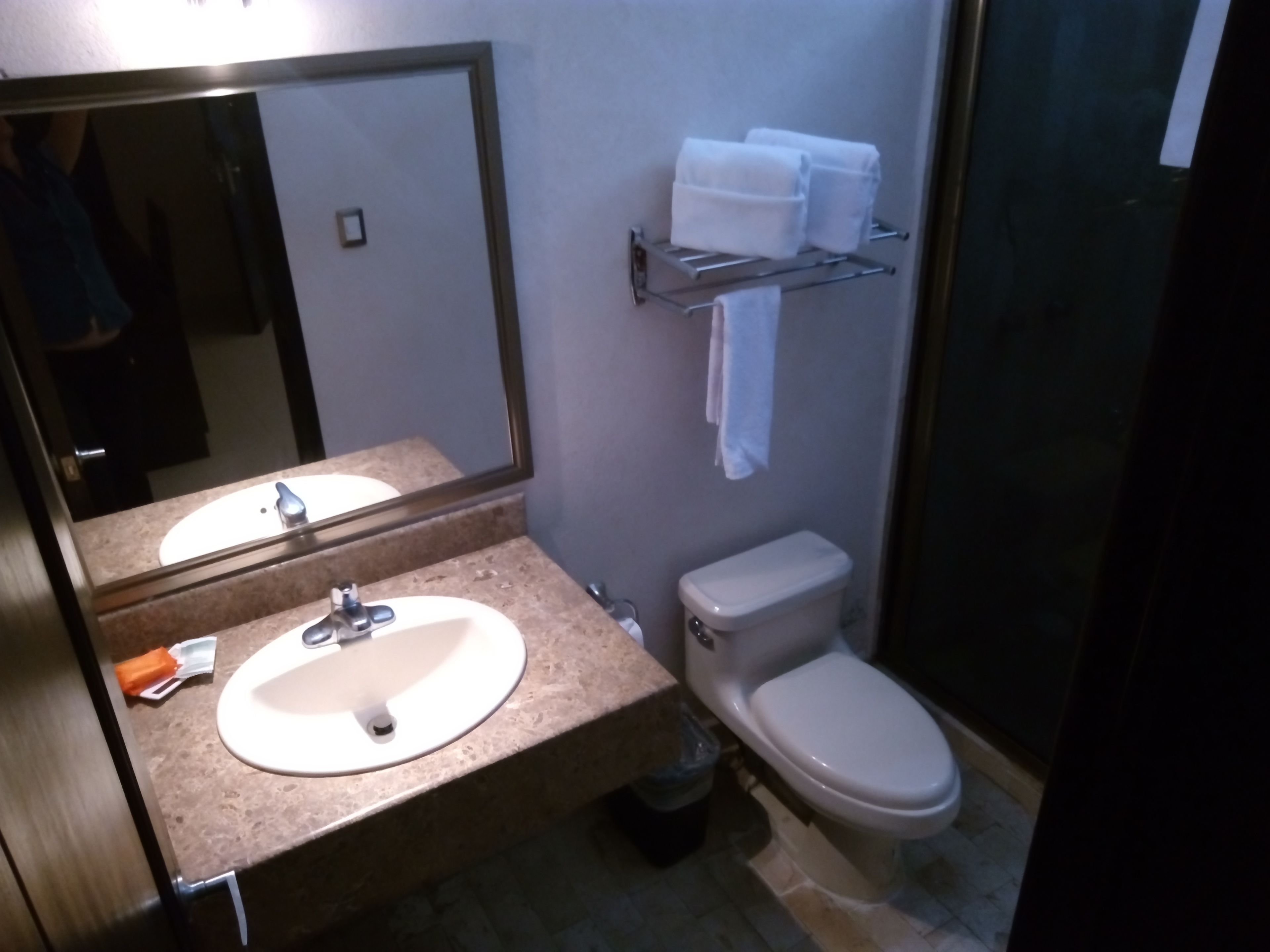 quadruple room | bathroom | shower, free toiletries, hair dryer, towels