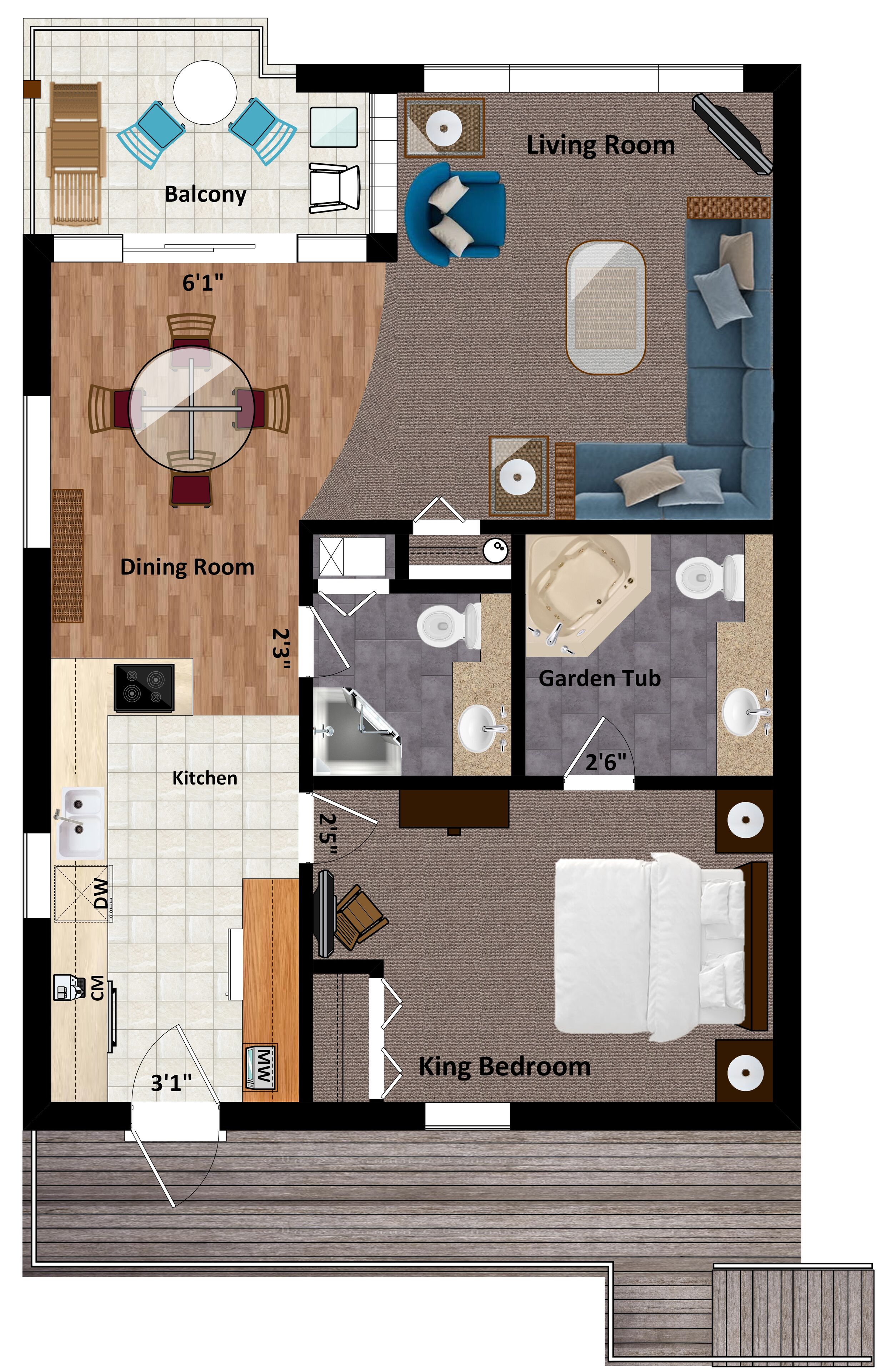palm penthouse | floor plan