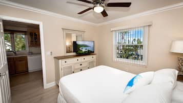 2 bedrooms, premium bedding, pillowtop beds, individually decorated