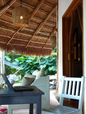 Sala de estar en el lobby