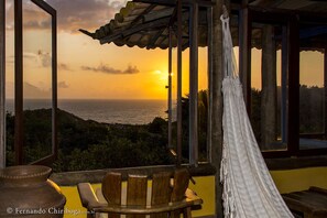 Blick von der Unterkunft