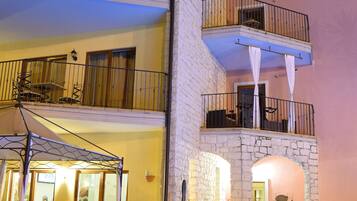 Front of property – evening/night