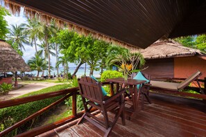 Deluxe-íbúðarhús á einni hæð - sjávarsýn | Útsýni af svölum