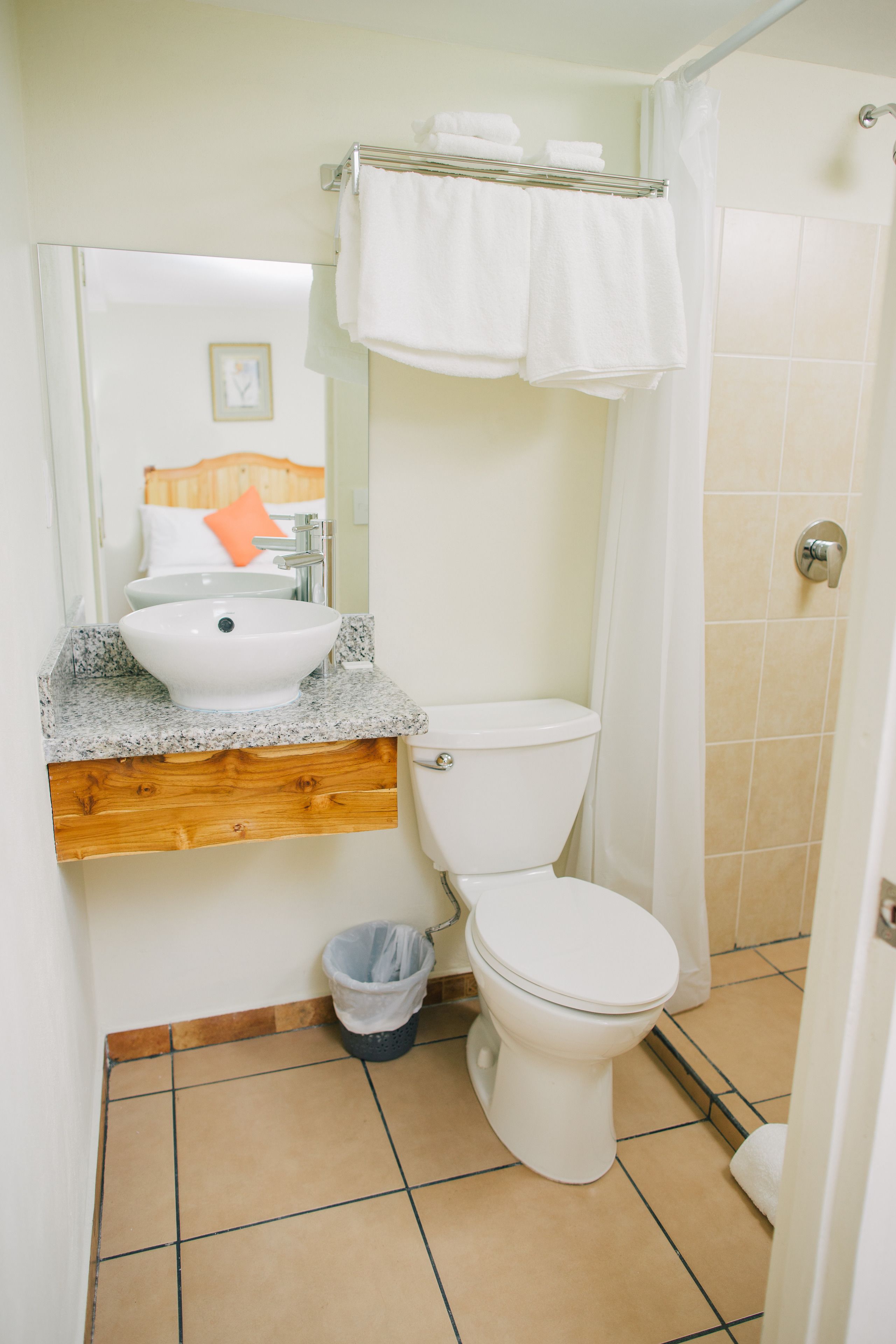 triple room | bathroom | shower, designer toiletries, towels