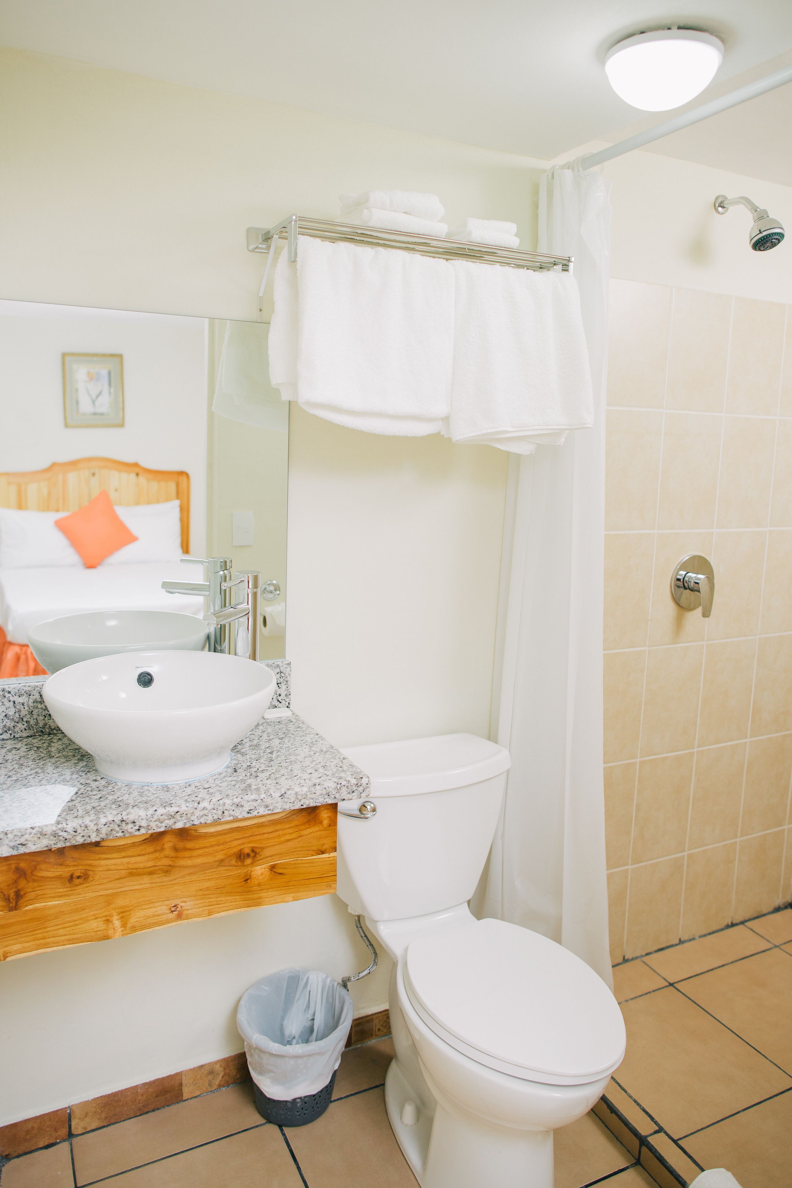 triple room | bathroom | shower, designer toiletries, towels