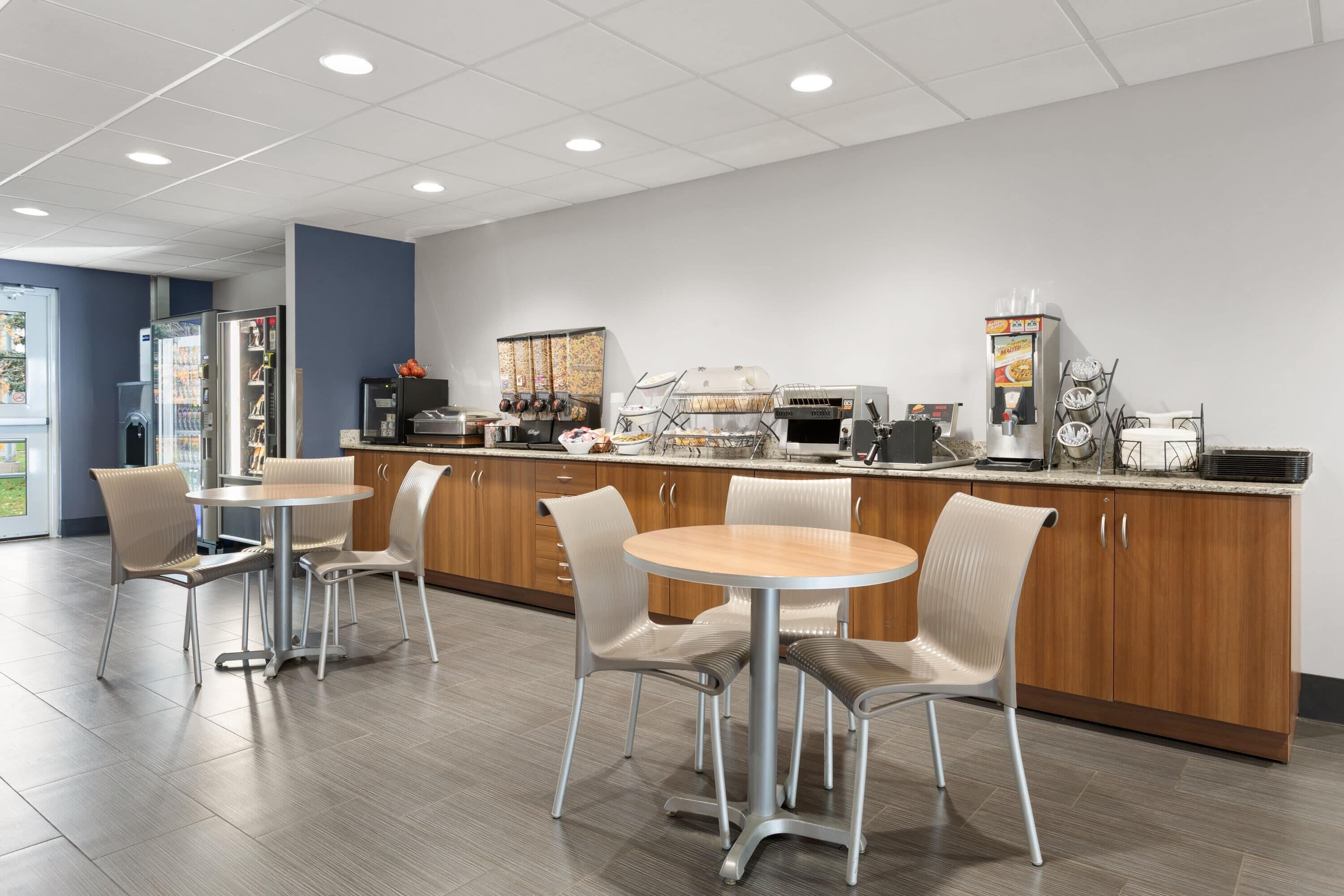 Free daily on-the-go breakfast