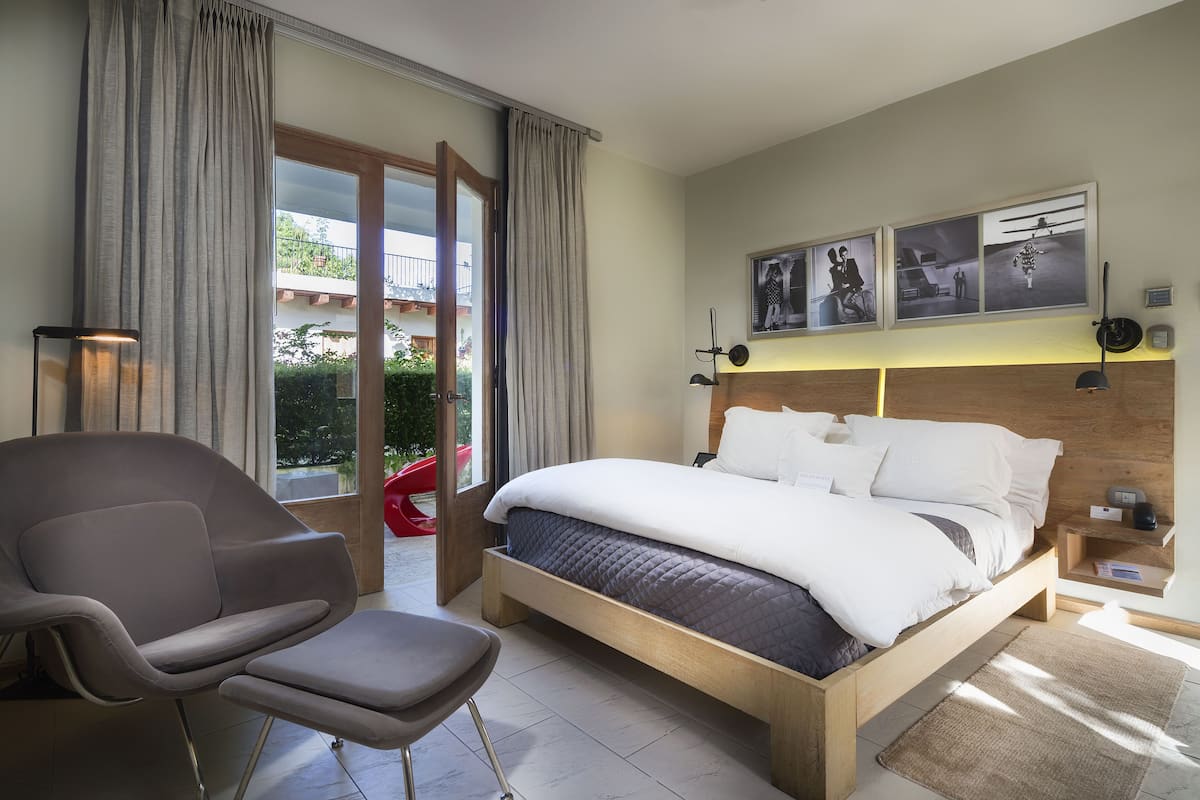 Luxe beddengoed, donzen dekbedden, pillowtop-bedden, een gratis minibar