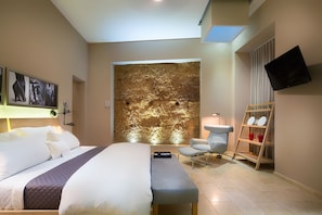 Suite, 1 cama King size (Heritage) | Ropa de cama de alta calidad, edredón y camas con pillow-top