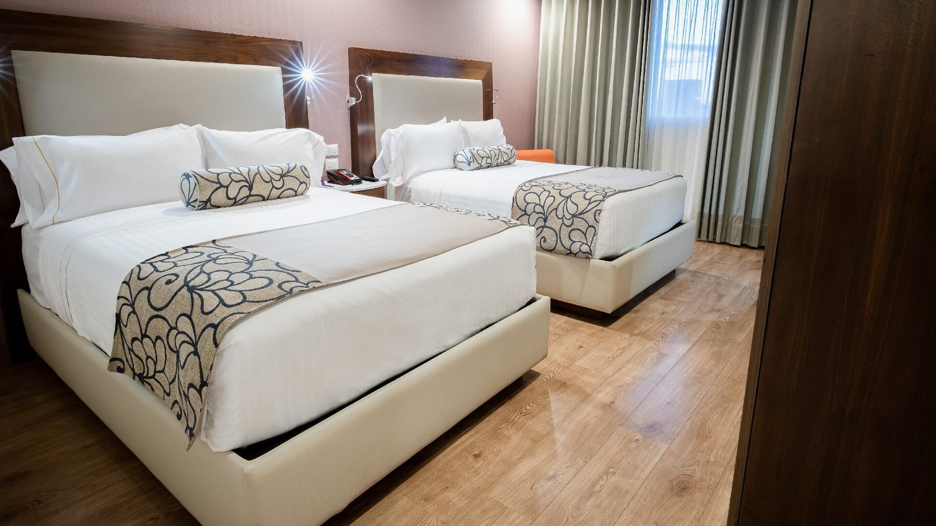 Premium bedding, in-room safe, desk, soundproofing