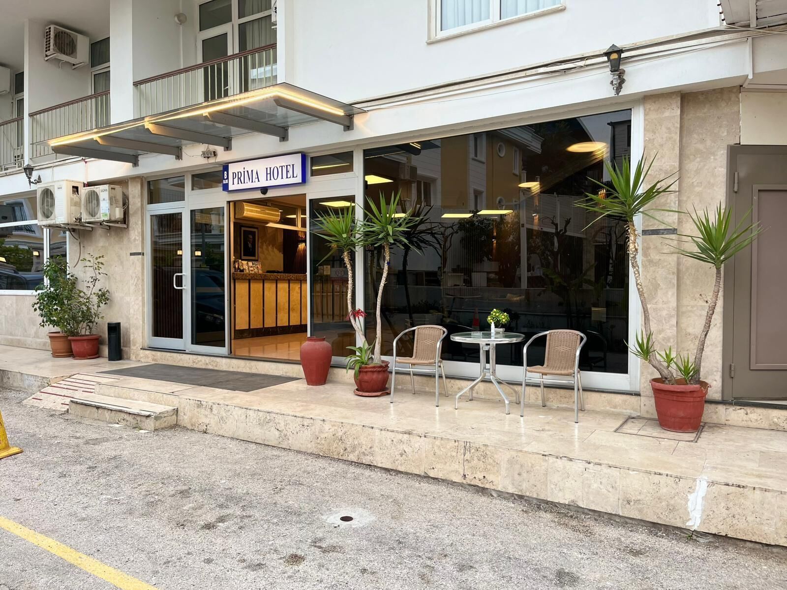 Entrada de la propiedad