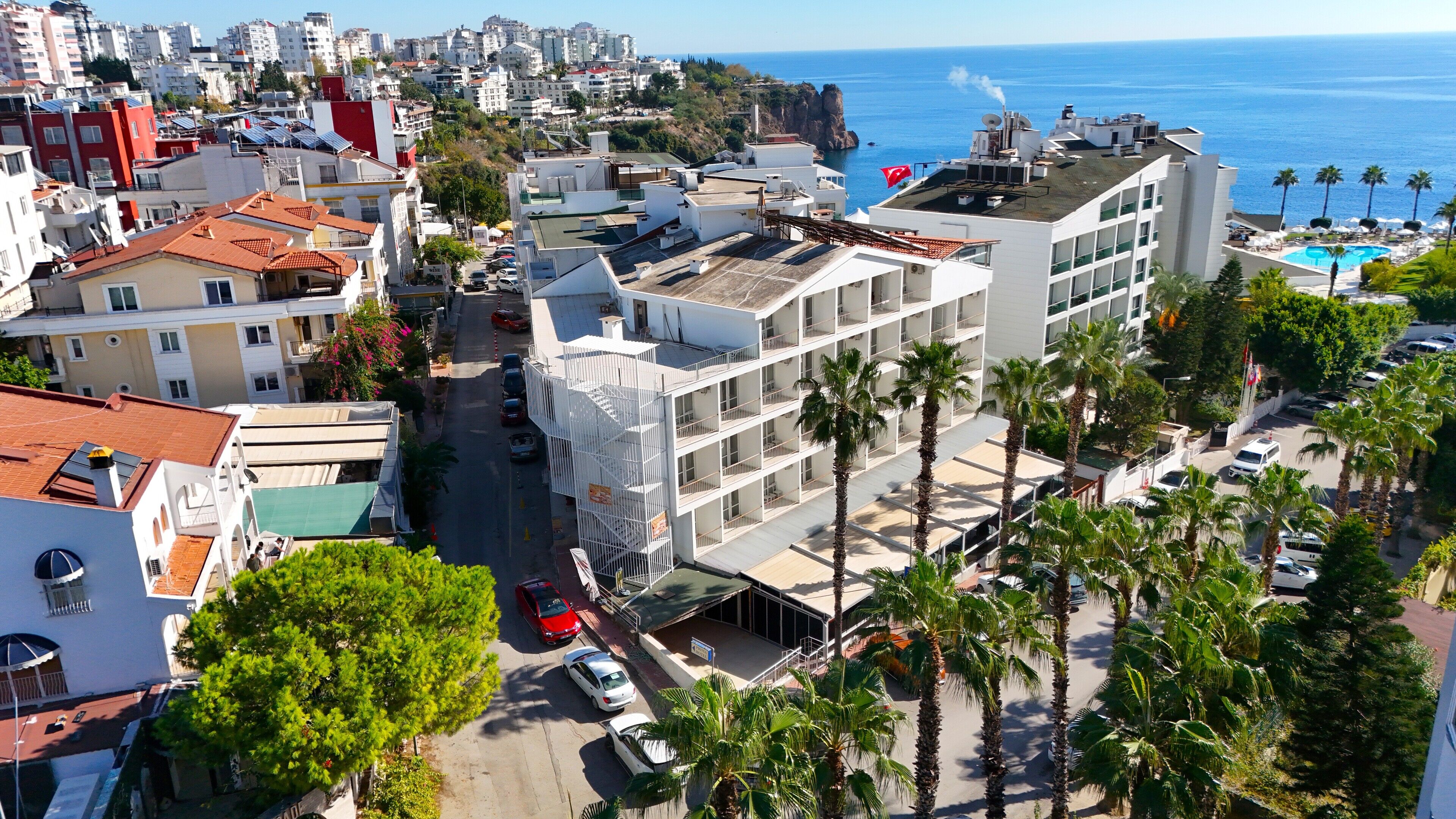 Fachada del alojamiento