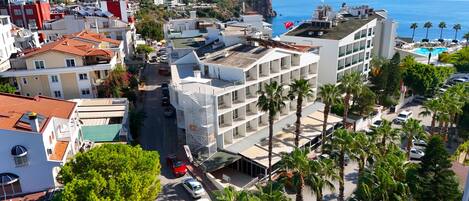 Majoituspaikan julkisivu