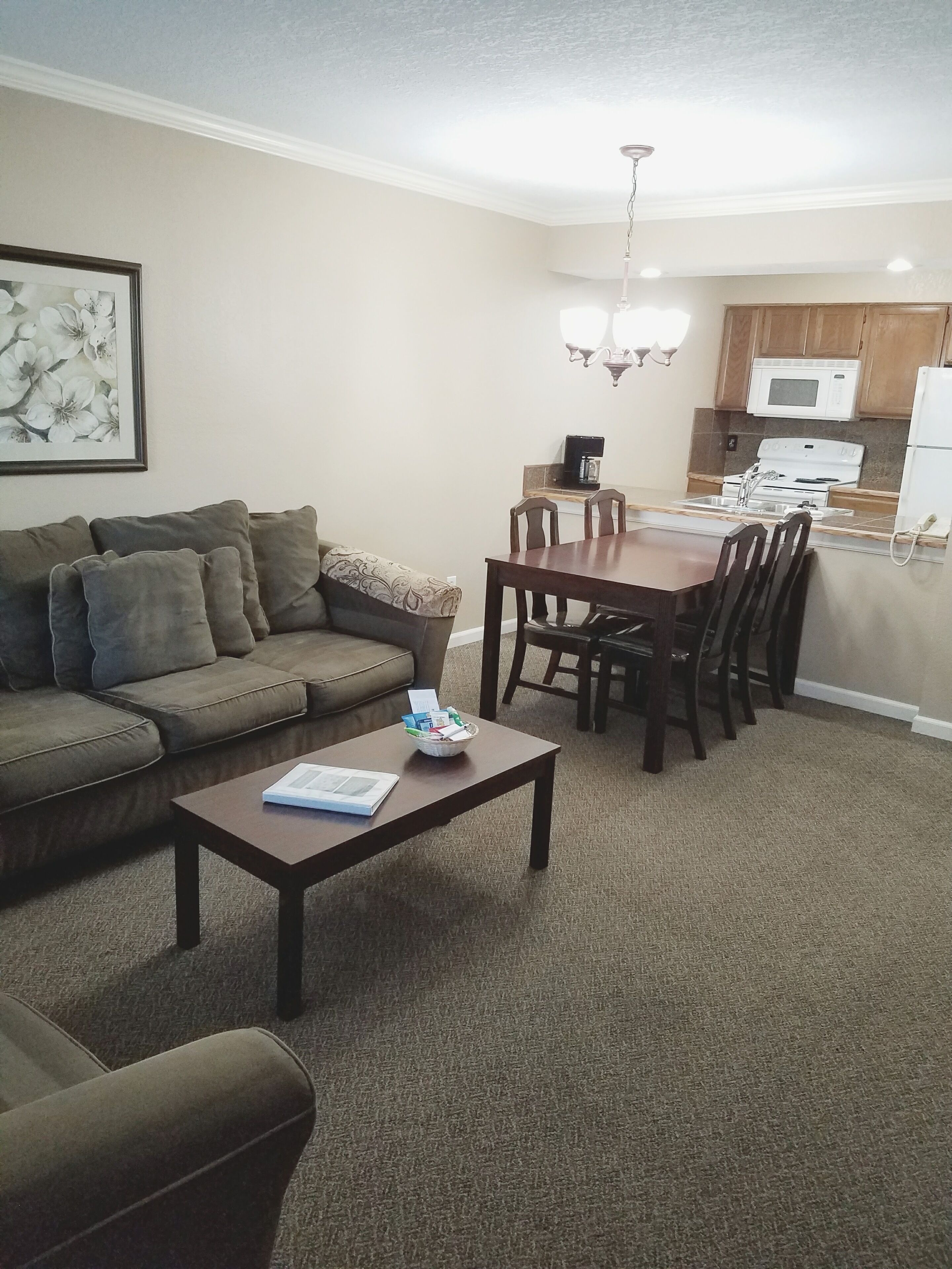 39-Zoll-Flachbildfernseher mit Satellitenempfang, Fernseher, DVD-Player