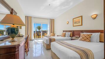 Pillow-top beds, minibar, in-room safe, blackout curtains