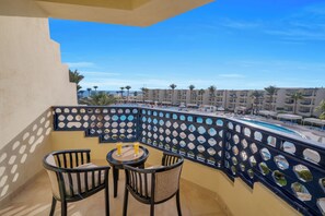Suite, 1 King Bed, Pool View (Suite Pool View) | Terrace/patio - Grand Oasis Resort (Sharm El Sheikh)