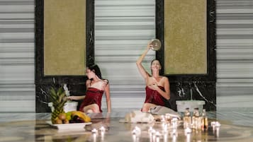 Espace de soins pour les couples, sauna, hammam, soins corporels