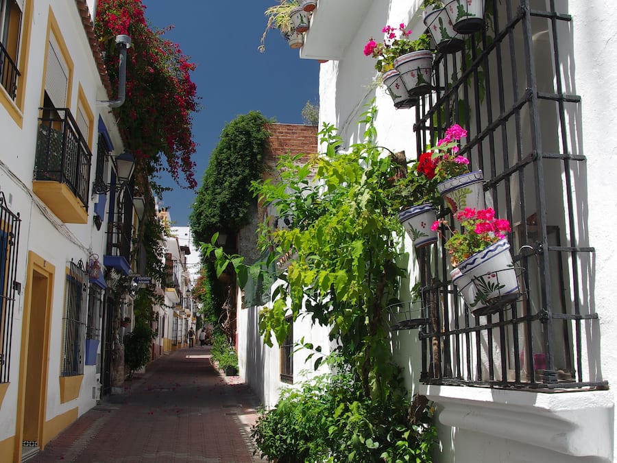 Entrada de la propiedad