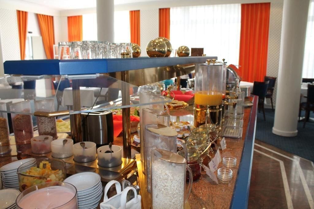 daily buffet breakfast (eur 19 per person)