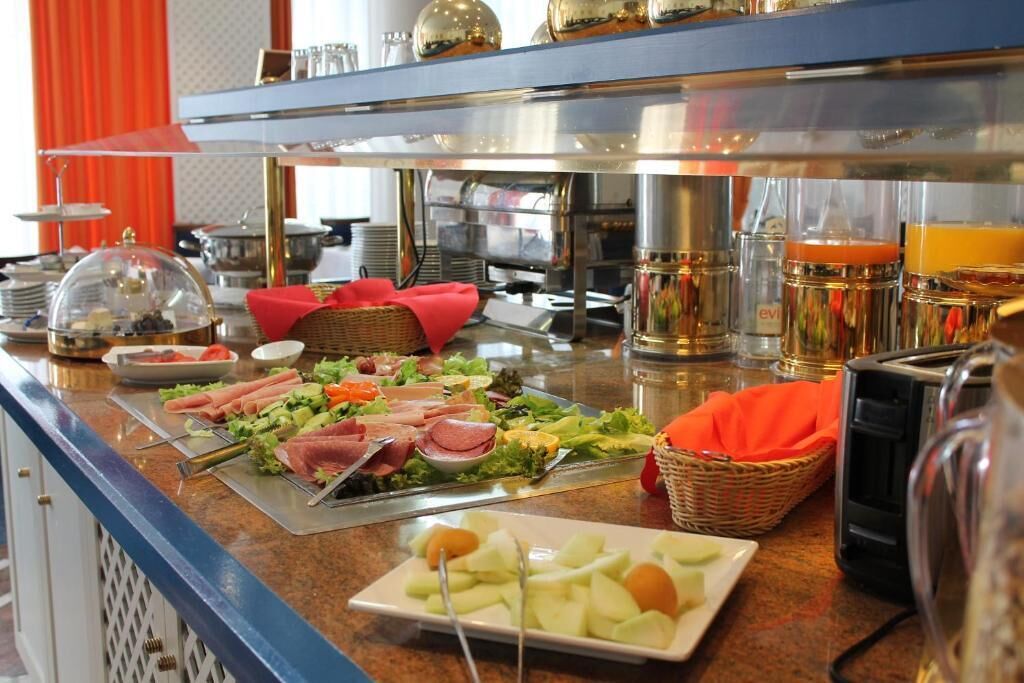 daily buffet breakfast (eur 19 per person)