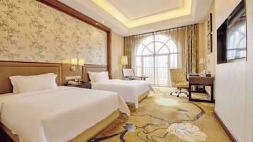 Chambre Deluxe, 2 lits une place, non-fumeur, vue lac