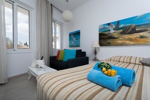 Executive-Zimmer, Stadtblick (Window) | Wohnbereich | Flachbildfernseher