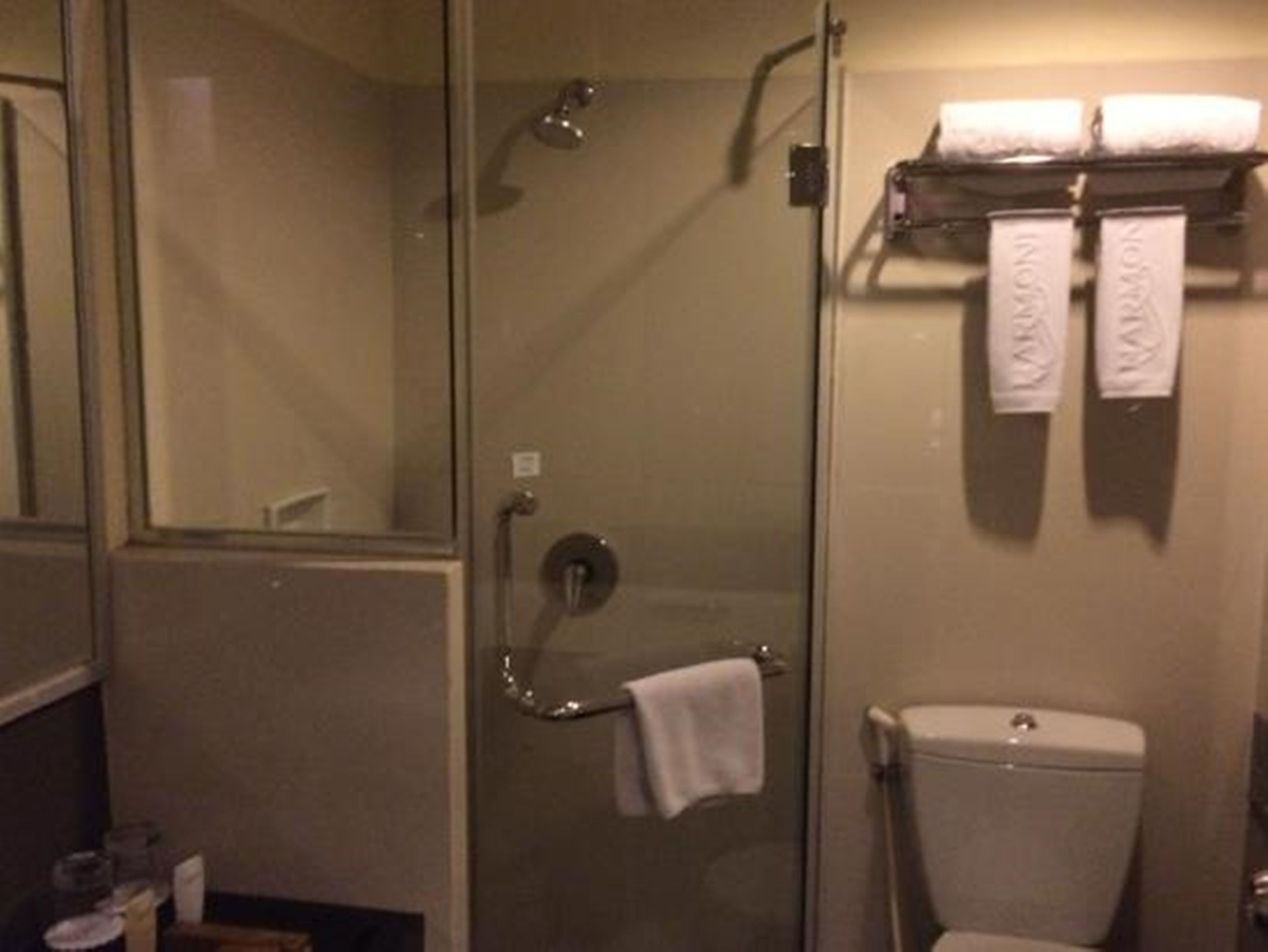 separate bathtub and shower, deep-soaking bathtub, free toiletries