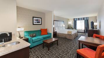 Egyptian cotton sheets, premium bedding, desk, blackout curtains