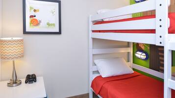 1 bedroom, individually decorated, individually furnished, desk