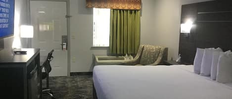 Desk, iron/ironing board, free WiFi, bed sheets