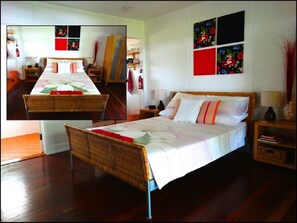 Red Room | Individually decorated, individually furnished, iron/ironing board, WiFi