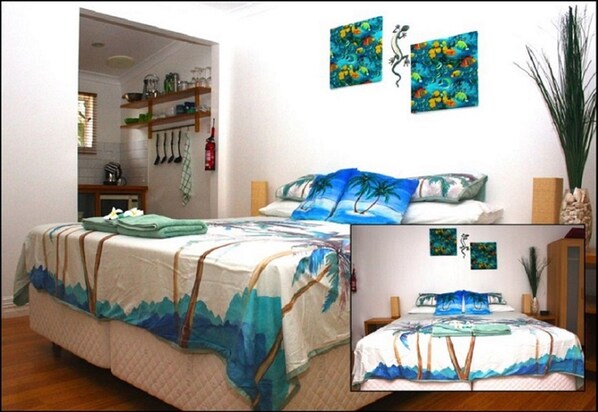 Apartament, 1 dormitori (Green) | Planxa i posts de planxar, wifi i decoració individual