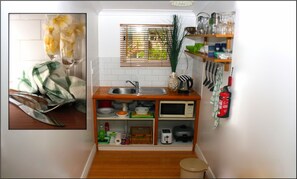 아파트, 침실 1개 (Green) | 전용 간이 주방 | 대용량 냉장고, 전자레인지, 커피/티 메이커, 조리 도구/접시/주방 기구