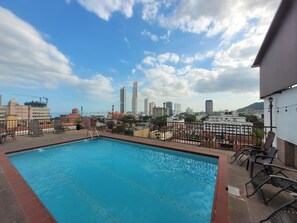 Rooftop pool