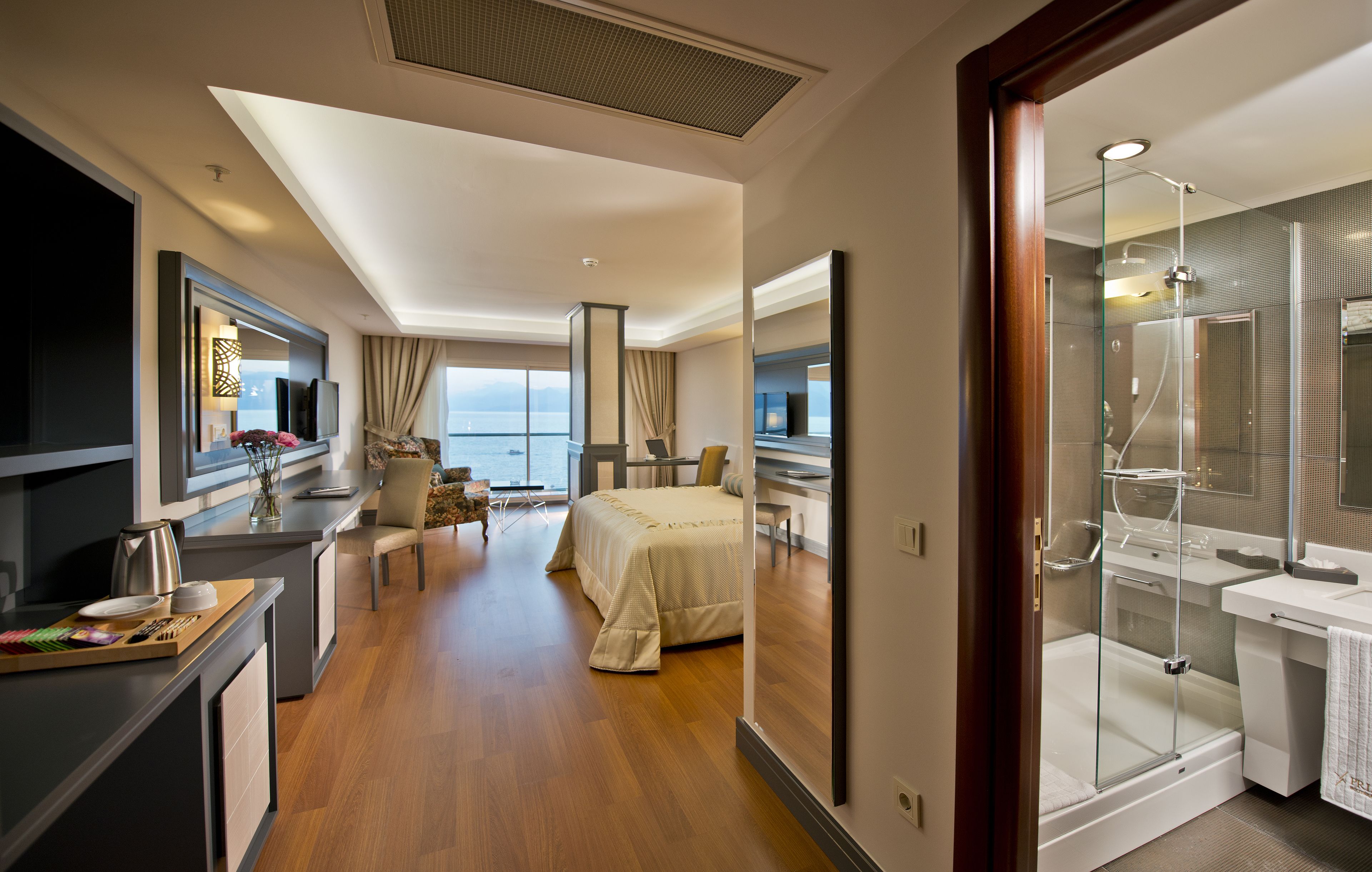 deluxe room, sea view | view from room