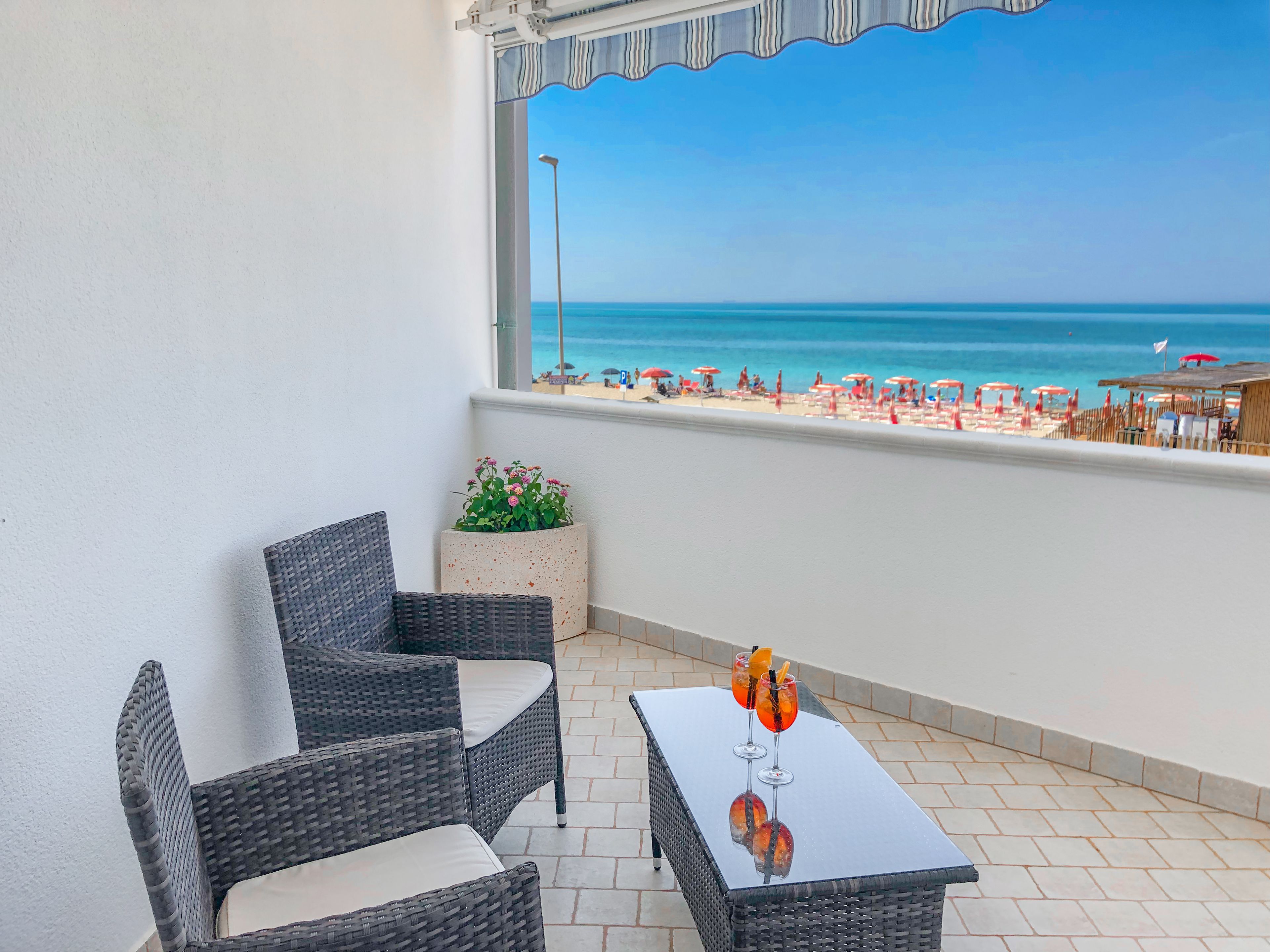 Chambre Double, vue mer | Balcon