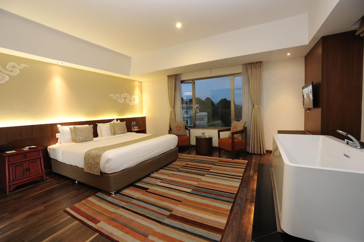 Luxe beddengoed, een kluis op de kamer, individueel gedecoreerd