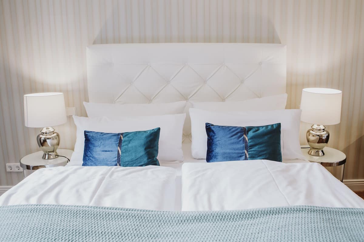 Comfort Double Room | Premium bedding, in-room safe, desk, laptop workspace