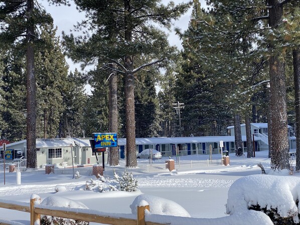 Majoituspaikan julkisivu